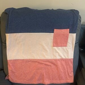 Color Block T-Shirt with Pocket